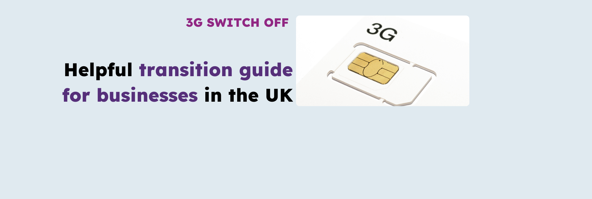 3 G Switch Off Article Feature Article